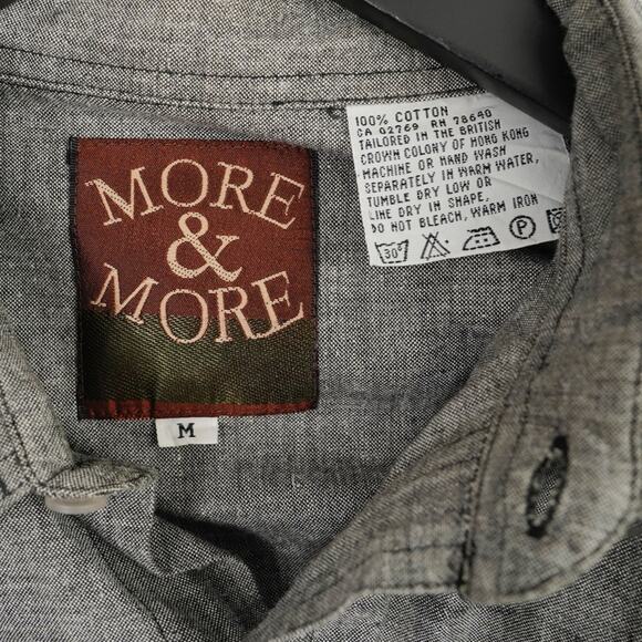 VTG More & More buffalo embroidered button up shirt - Picture 4 of 7